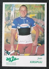 10437 Jaan Kirsipuu EST Radsport Autogrammkarte original signiert
