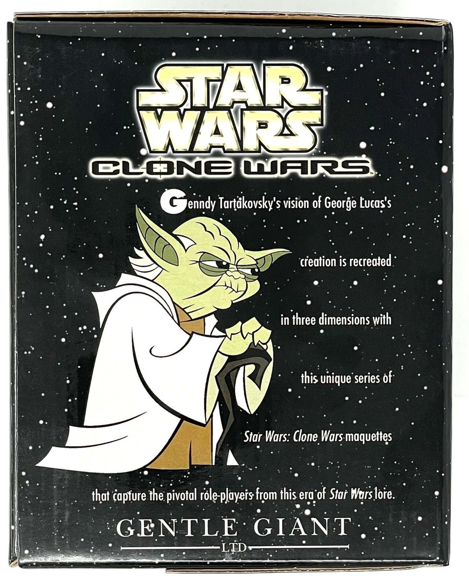 Star Wars Clone Wars Maquettes Yoda 3283/7500 Gentle Giant Limited