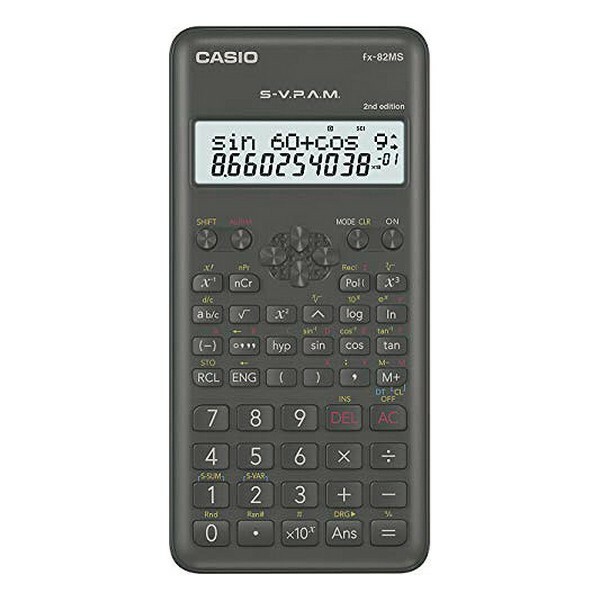 Calculatrice scientifique noire à 240 fonctions pour réviser au lycée