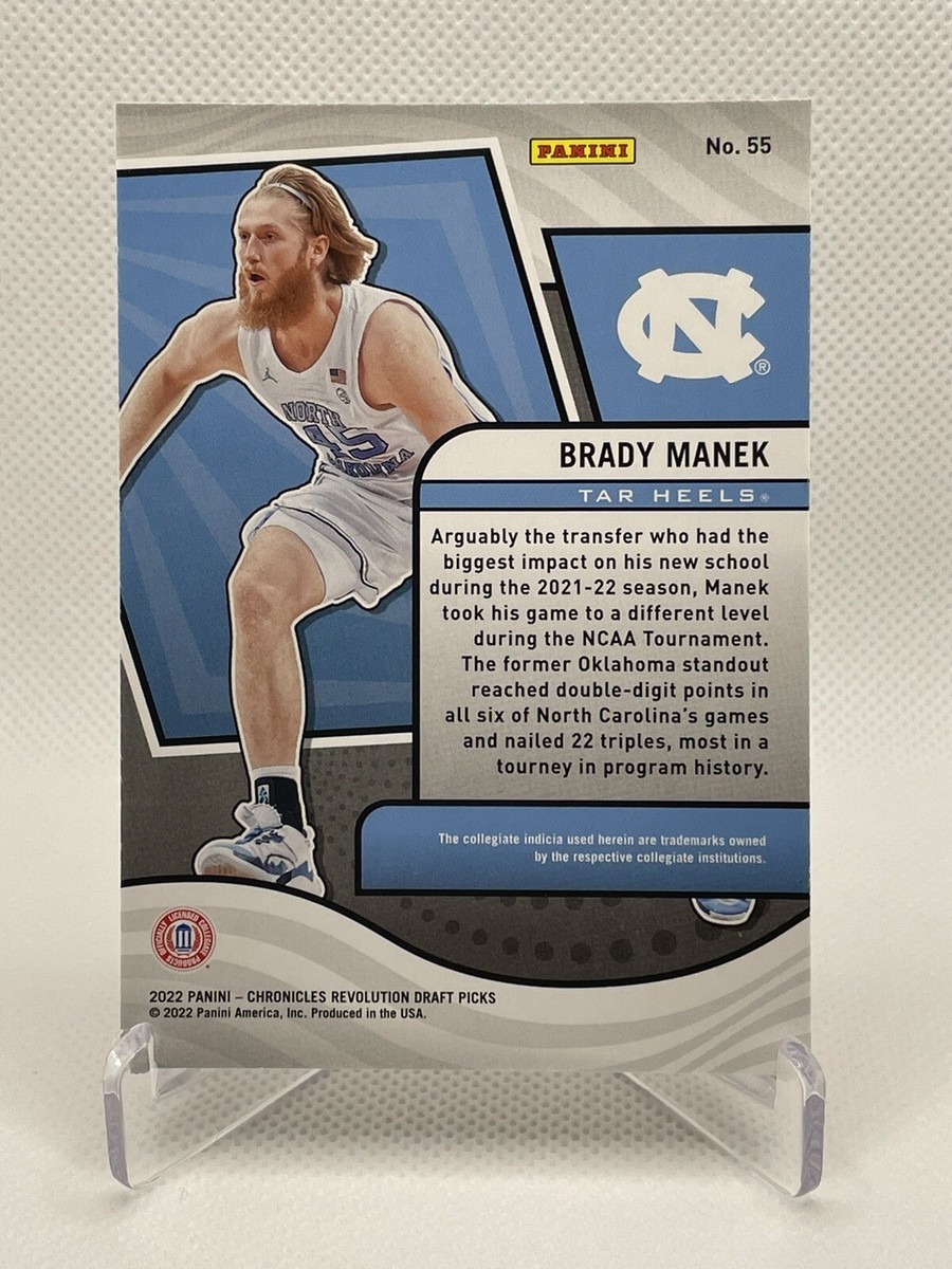 Brady Manek 2022-23 Panini Chronicles Draft Picks Revolution