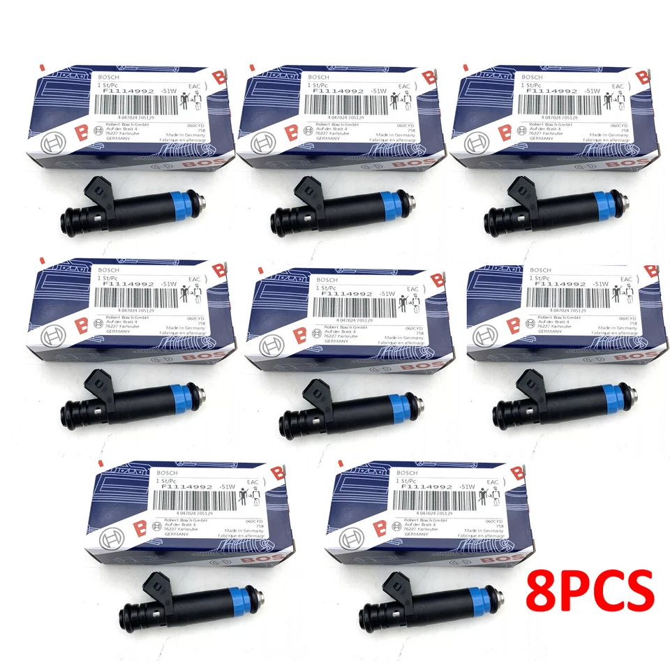 8Pcs New Fuel Injectors Fits For Deka Buick Et Deka 80LB 850cc FI114991 FI114992 - Imagem 2 de 4