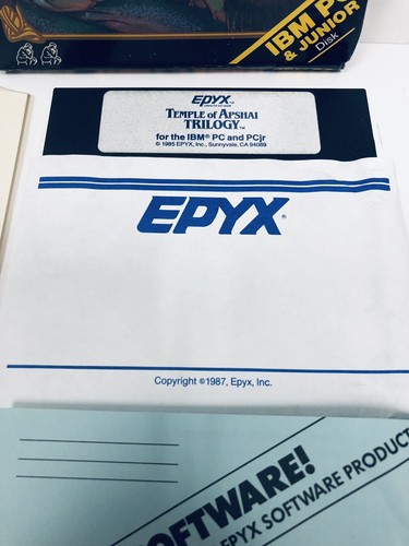 TEMPLE OF APSHAI TRILOGY for IBM PC/Tandy, with Manual and Command Card EPYX - Picture 2 of 9