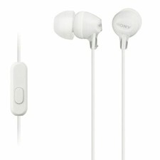Sony MDR-EX14AP Headset Ear Bud Headphones MDREX14AP WHITE 93 NEW