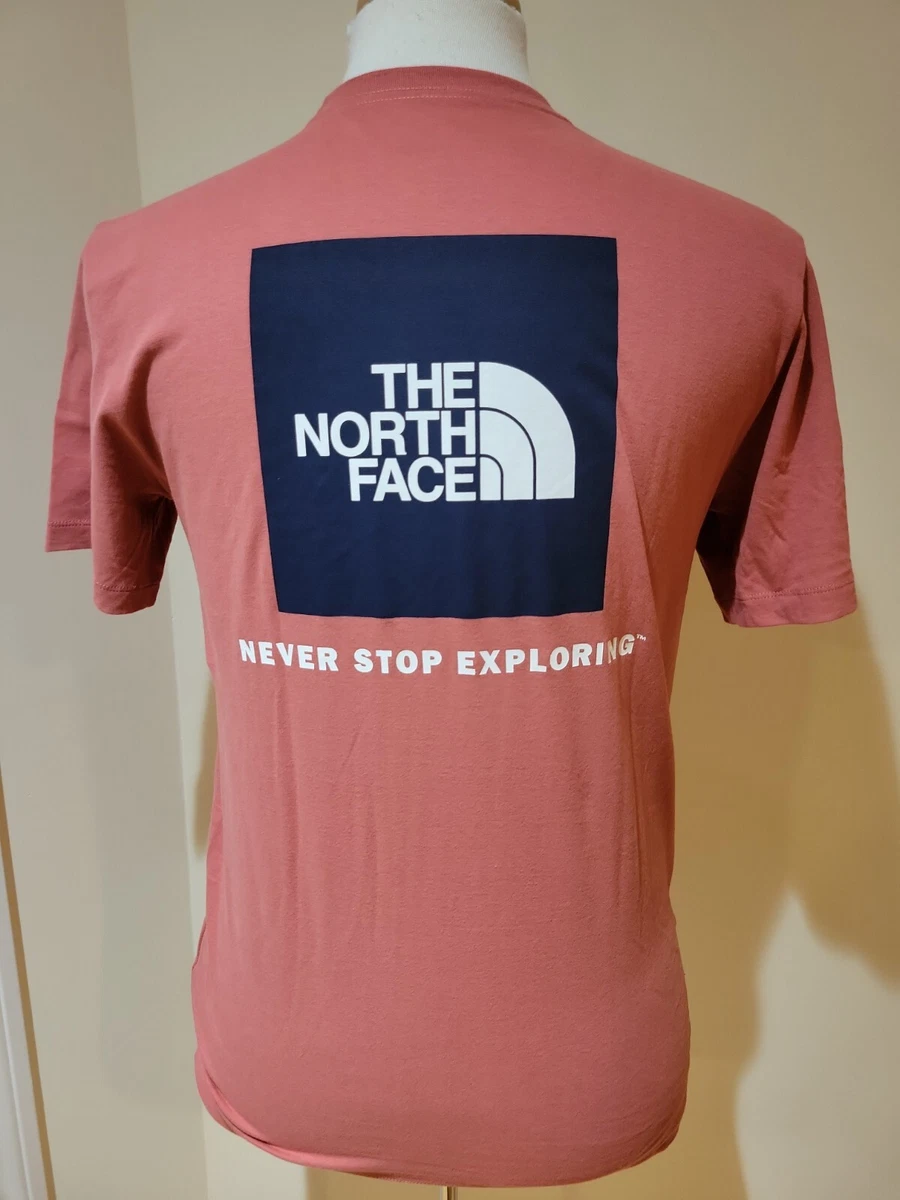 The North Face Men s Small Box Never Stop Exploring Tee. Slate Rose