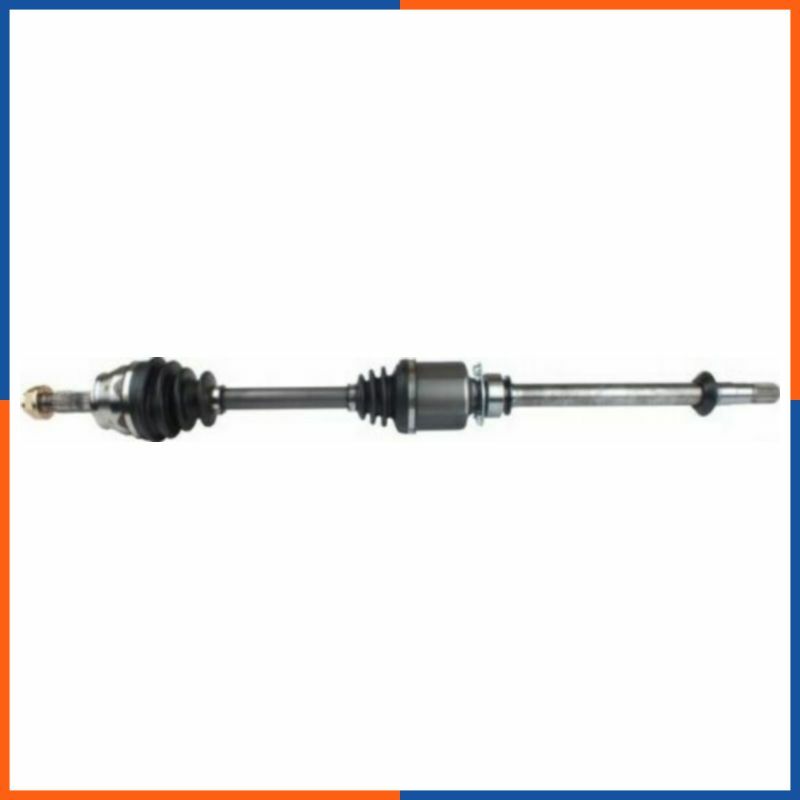 Arbre de transmission droit FIAT 17-0636 avec joints homocinétiques lubrifiés