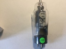 EL38 Pentone Mullard UK Double Decker Getters Valve Tube Used Tested (KM131)