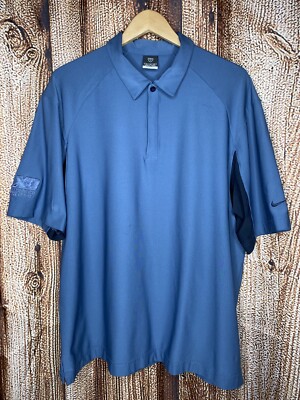 Nike Men's Golf Dri-Fit UV Athletic Collar Polo Golf Shirt Size XL Top