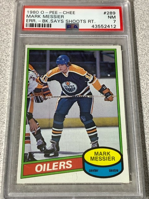 1980 81 OPC Mark Messier RC 289 O Pee Chee Rookie EX Legend EBay