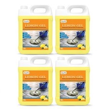 Lemon Floor Liquid Cleaner Gel 4 x 5L Multi Purpose Concentrated all Cleaning 1.65 per litre