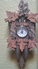 Cuckoo Clock.  Choose From Several Designs. Antique Styling. Battery Operated. 