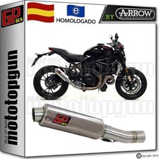 TUBO DE ESCPAE GP GUN by ARROW ACERO DUCATI MONSTER 1200 R 2018 18 2019 19