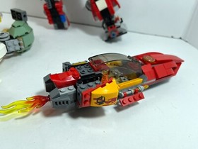 LEGO Ninjago Partials :  Fire Mech 70615 + Ayesha's Revenge 76080 + Katana 70638