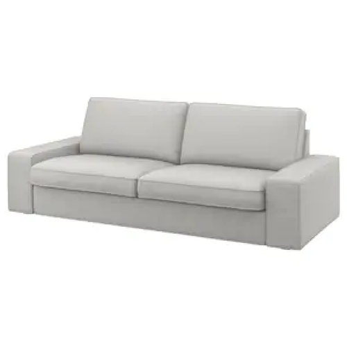 Funda Blanca Para Sofá De 1.5 Plazas Ikea Backsalen Blekinge – Algodón 100% Nueva Sellada