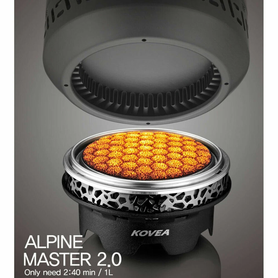 KOVEA ALPINE MASTER 2.0 Estufa Portátil Todo en Uno Olla Camping Copel ⭐Seguimiento⭐ Foto 3 de 4