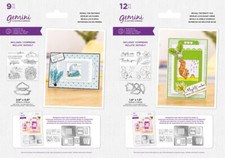Gemini Reveal Window Stamp & Cut Dies Collection - by Crafter's Companion