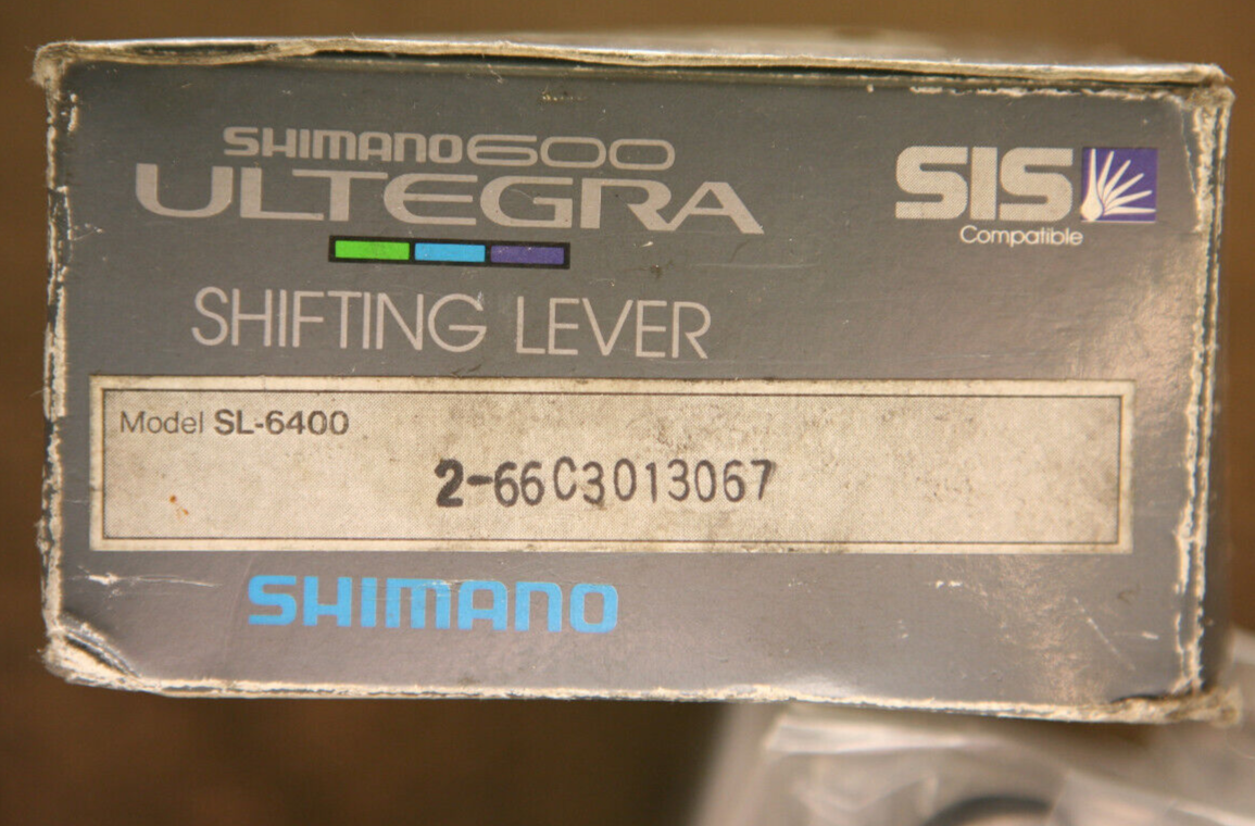 Jeu De Manettes Shimano Ultegra SL-6400 6 Vitesses - Vintage, Neuves Sous Boîte