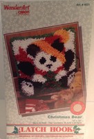 Wonderart Quick & Easy Latch Hook Kit christmas Bear on sale Wonderart Quick & Easy Latch Hook Kit christmas Bear on sale