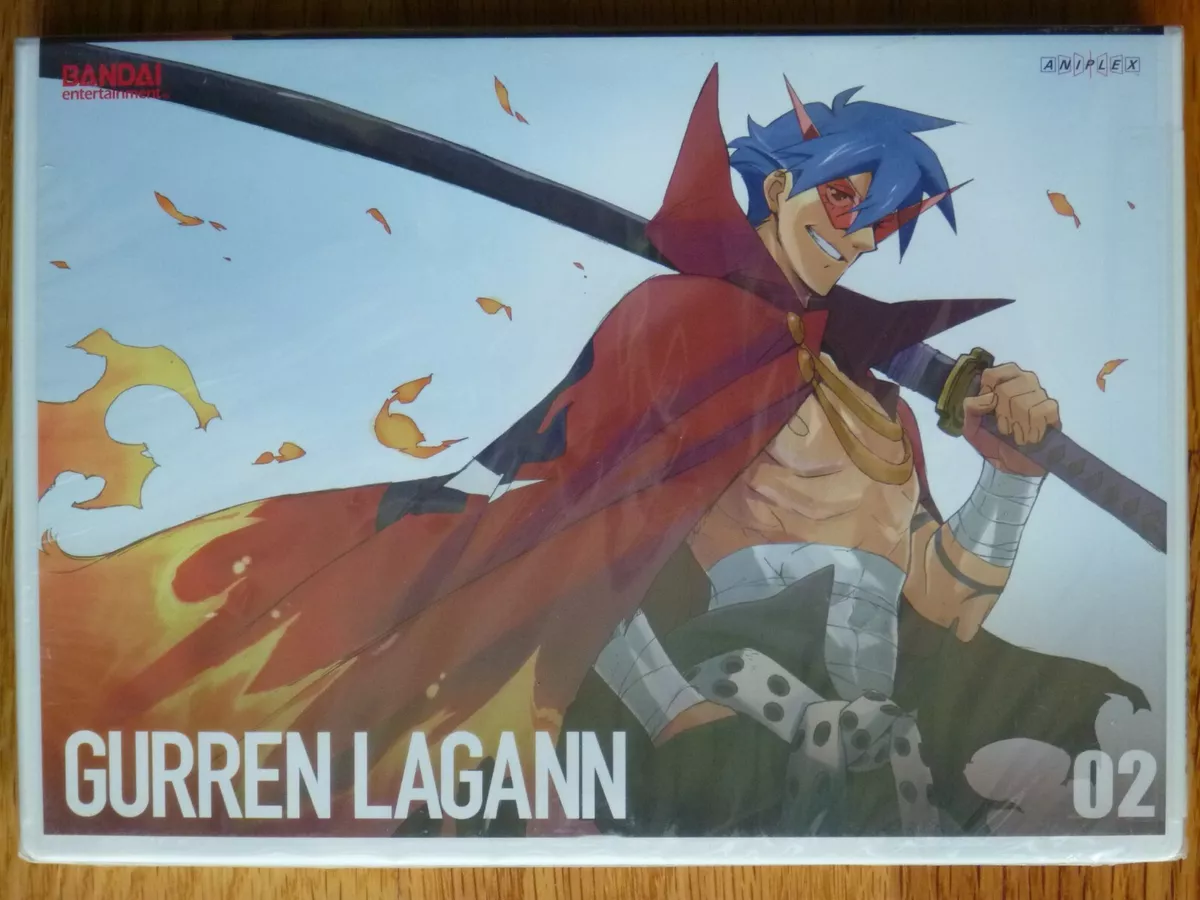 NEW Tengen Toppa Gurren Lagann DVD Anime Volume 2 Episodes 6-9 Bandai  Aniplex