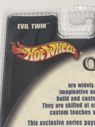 Hot Wheels Originals Muscle Ton, Evil Twin, Coche de Juguete Coleccionable, BLANCO, 1:64, NUEVO EN CAJA - Imagen 6 de 6