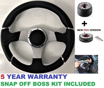 Miltech 350MM Lenkrad Und Snap-Off Boss Kit Für VW Golf MK1/MK2 Porsche