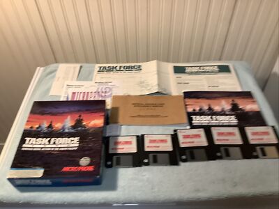 1992 Micro Prose Task Force 1942 Navel Action Used Open Box