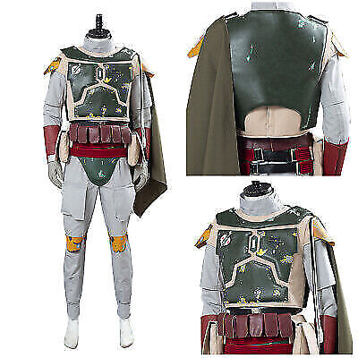Star Wars The Mandalorian Boba Fett Cosplay Costume Halloween Outfit Full Set UK - Bild 8 von 55