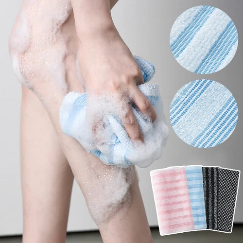 1-4 Peeling Waschlappen Duschschwamm Luffa Schwamm Rückenbürste Bad Dusche Baden - Bild 2 von 20