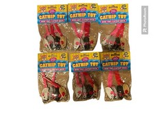 X's 6 Vo-Toys Xpet Lots of Mini 100 Filled Catnip Mice Cat Toy Lightweight 24 