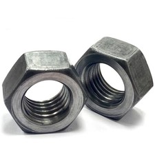 SELF COLOUR HEXAGON FULL NUTS HEX METRIC COARSE THREAD GRADE 8 DIN 934 NUT