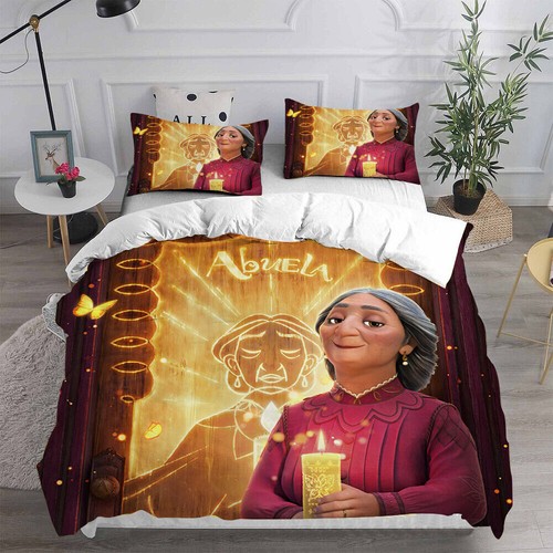 Encanto 3D Duvet Cover Bedding Set Cosplay Mirabel Madrigal Pillowcase Quilt NEW - Picture 27 of 29