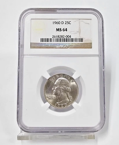 1960-D Washington Quarter NGC Uncirculated MS64