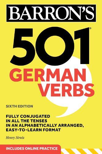 Henry Strutz 501 German Verbs, Sixth Edition (Tascabile) Barron's 501 Verbs