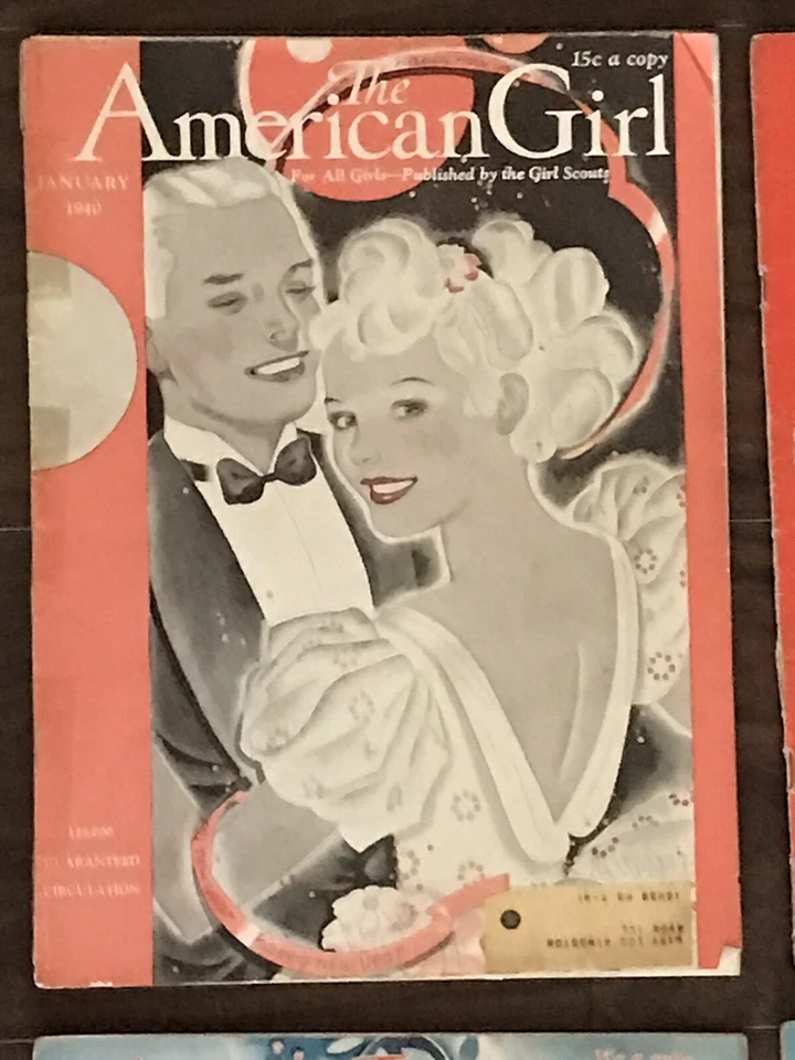 12 Vintage AMERICAN GIRL MAGAZINES 1940 Girl Scouts Great Stories SCARCE LOT 10 - Image 3 of 4