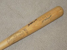 Gil McDougald H&B 1957 All Star Game Signed Bat New York Yankees