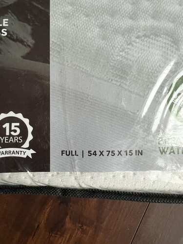 Swiss Comforts Full Bamboo Tencel Mattress Protector WHITE Soft Cool 