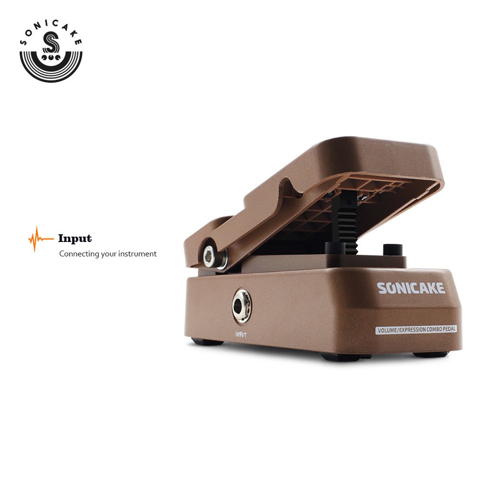 SONICAKE VolWah/Vexpress Active/Passive Expression Pedal Gitarren Effektpedal DE