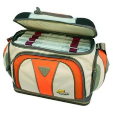 PLANO Fishing Bag with 4 Large Stowaways Tackle Lures Utility Storage Boxes 4672
