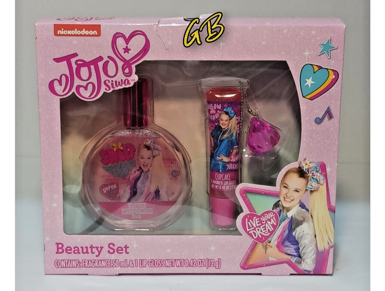 JOJO SIWA Strawberry Scented Fragrance Perfume Cupcake Lip Gloss