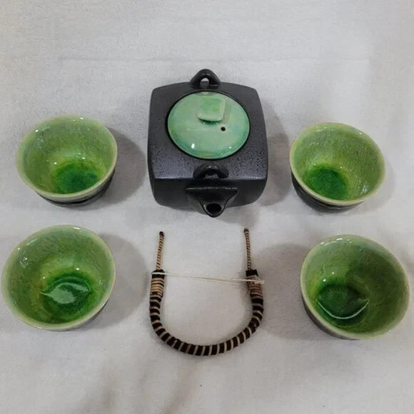 Kotobuki Japan Tea Set - Bronze/Jade NEW | eBay