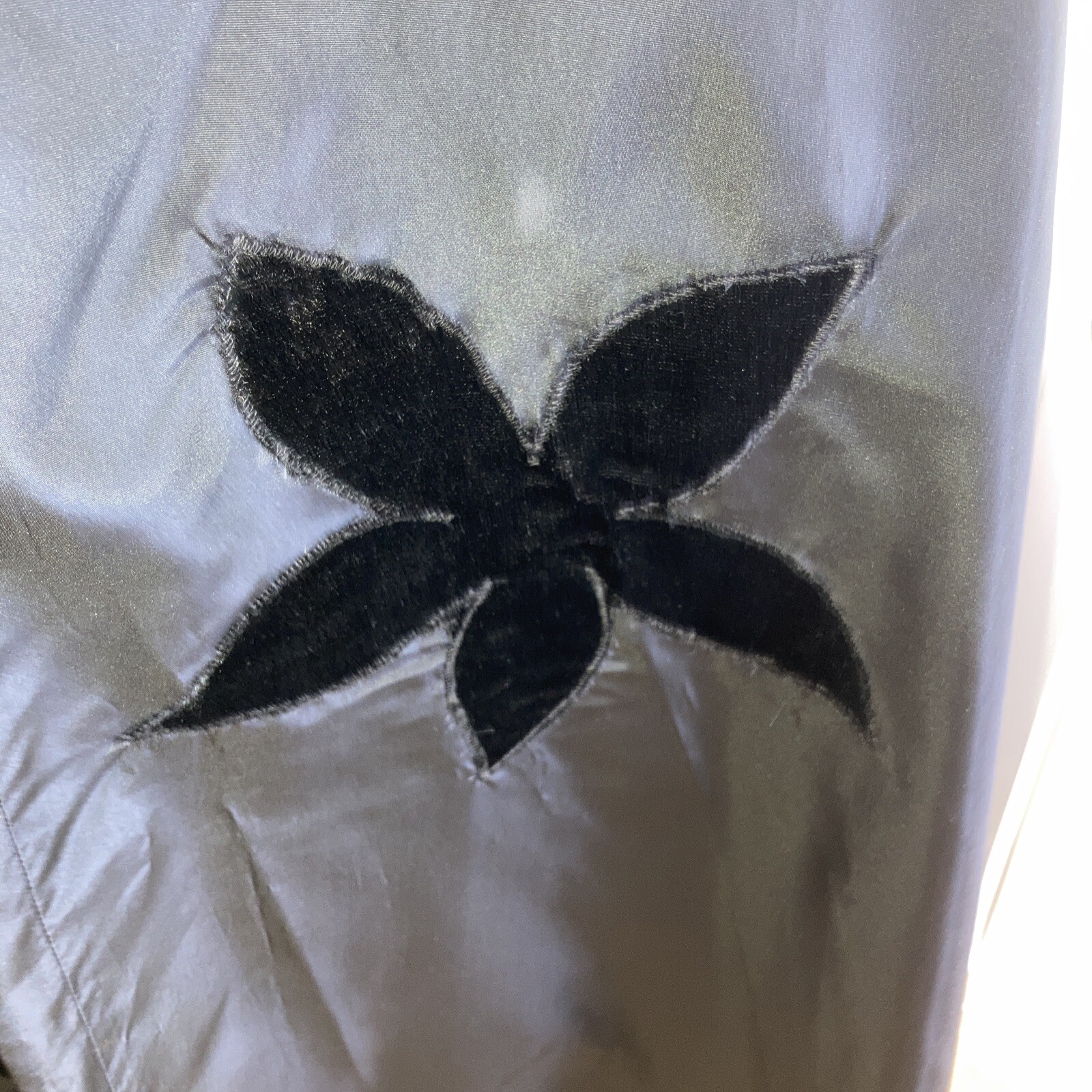 Vintage 1940s Black Evening Skirt, with Double Elevens/Dinner Plate Label, Small 3