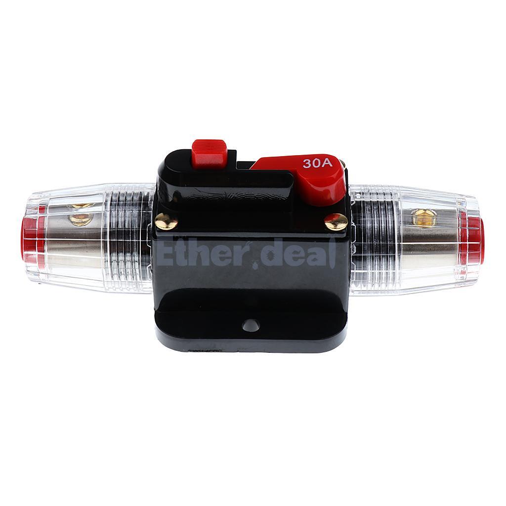 Leistungsschalter 30A Für Auto - Rückstellbarer Schutzschalter Für Audioanlage