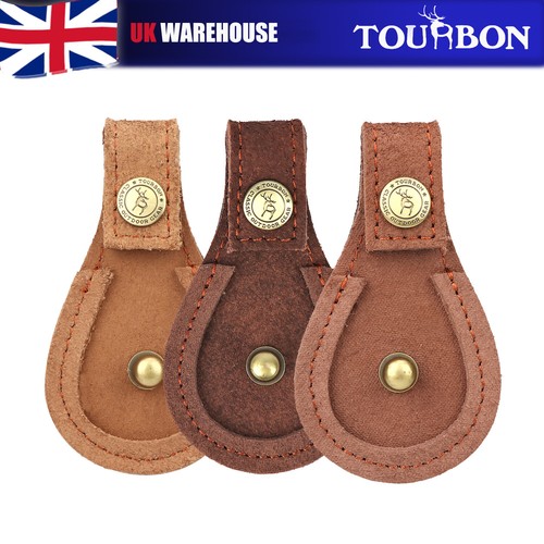 TOURBON Leather Toe Pad Shotgun Barrel Rest Cay Pigeon Shooting Accessories Gift - Picture 23 of 24