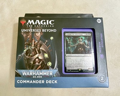    Magic: The Gathering x Warhammer 40K   Necron Dynasties Commander Deck   