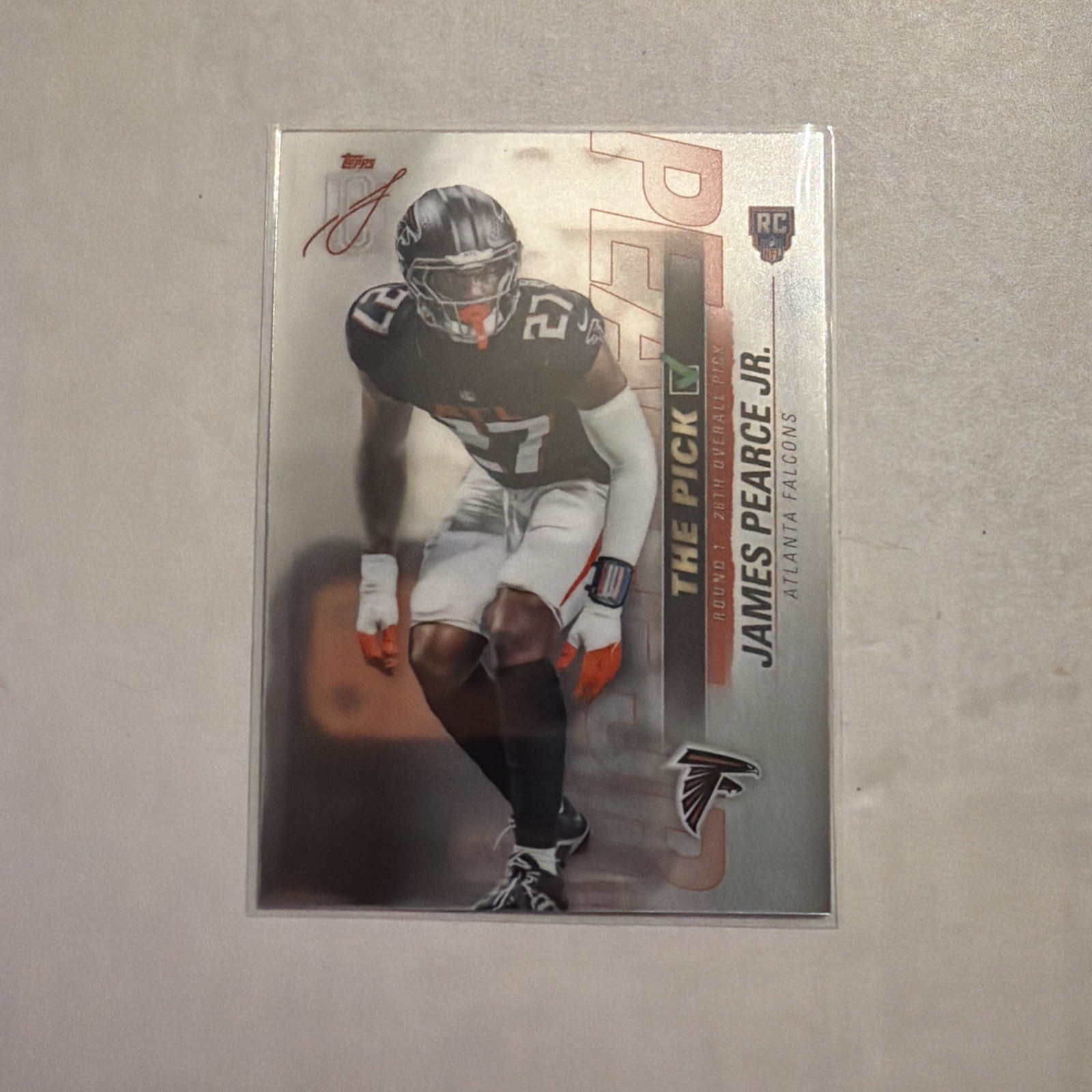 2025 Topps Signature Class #TP-2 James Pearce Jr. The Pick