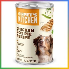 Chicken Pot Pie Dog Food Loaf Real Chicken 13.2 oz 6 Pack Wet Adult Grain-Free