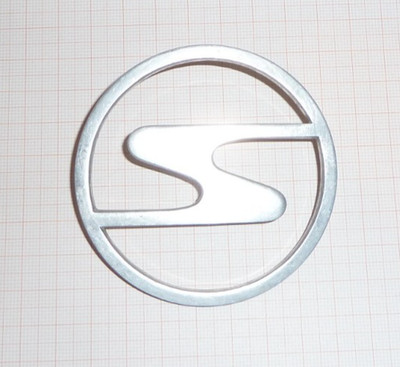 Original + Trabant + Emblem + SACHSENRING + Aluminium + für Kühlerhaube