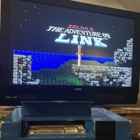 Nintendo Zelda II The Adventure of Link NES Gold Variant Battery Save NTSC-U/C