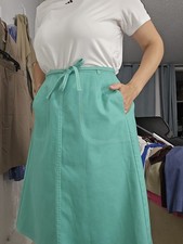 Vintage Koret of California Green Skirt, 1980s, Size L
