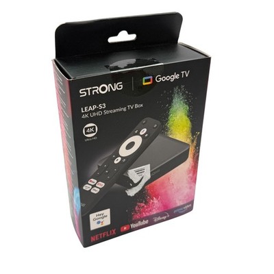 Strong LEAP-S3 4K UHD Streaming TV Box Google TV Android Smart TV Receiver Neu