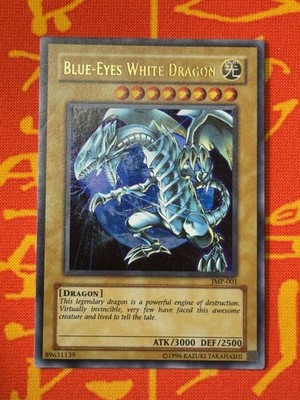 YUGIOH BLAUÄUGIGER WEISSER DRACHE ULTRA RARE EXCELLENT JMP-001